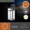 Vaxcel Hubbard 6-in 1 Light Dusk to Dawn Textured Black Outdoor Wall Lantern Clear Glass Shade T0721 - alternate 4